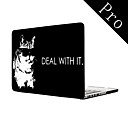 chat, design donne drôle de tout le corps boîtier en plastique de protection pour MacBook Pro 13 