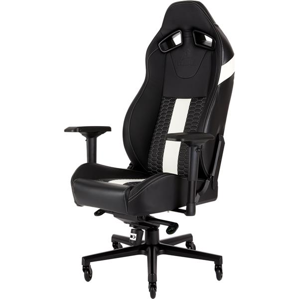 Corsair T2 Road Warrior Gaming Chair (Black/White)