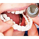whitening snap perfect smile zähne fake tooth cover on smile instant zähne kosmetische prothesenpflege für obere one size fits