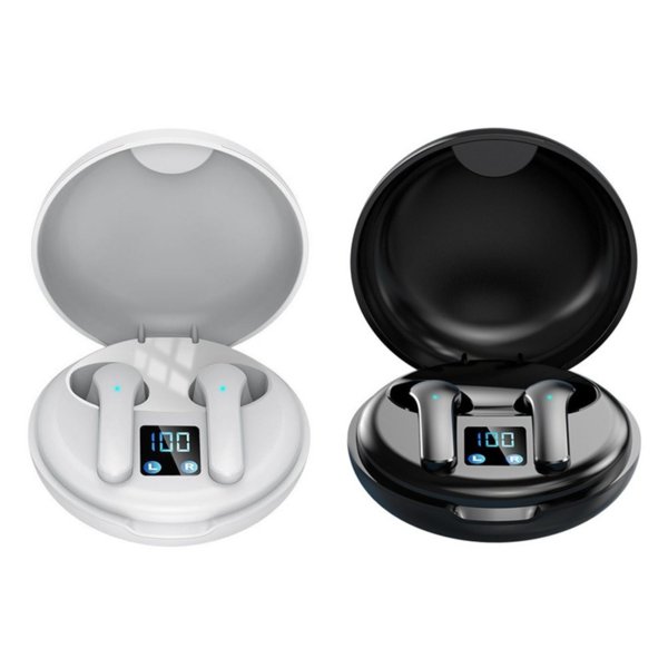 Js82 Bluetooth Headset round Touch Digital Display Binaural Stereo(The logistics price Pls Contact us)