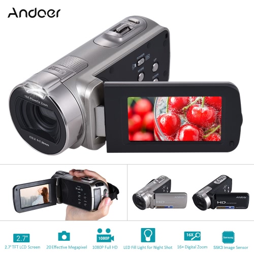 Andoer HDV-312P 1080P Full HD Digital Video Camera