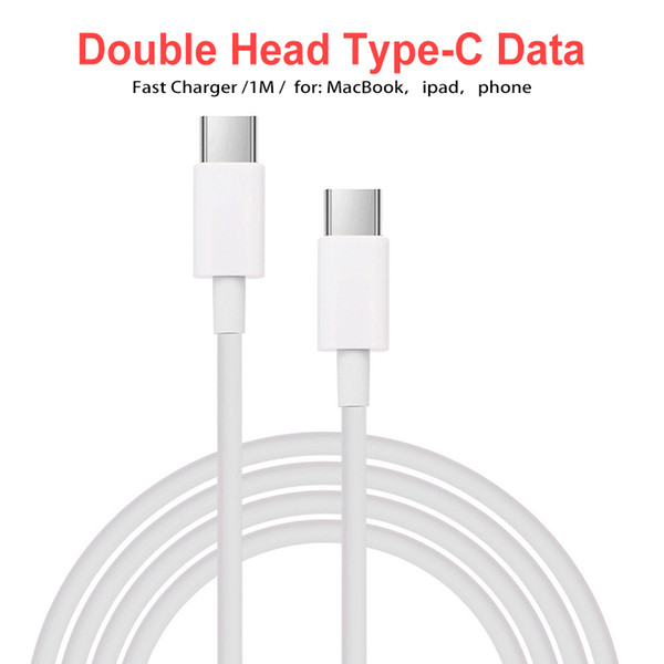 USB C to USB C Type C Cable Male to male 5A PD Fast Charging Data Charger Cable for MacBook for Samsung Google