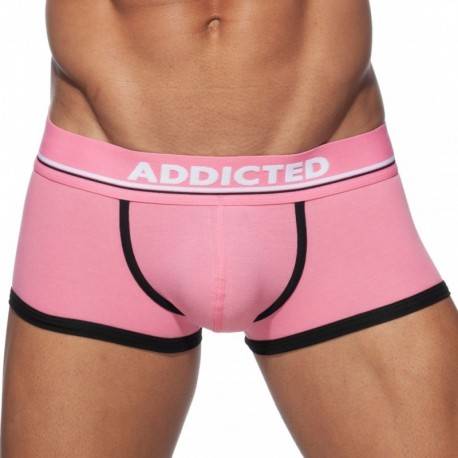 Addicted Basic Colors Cotton Trunks - Pink XL