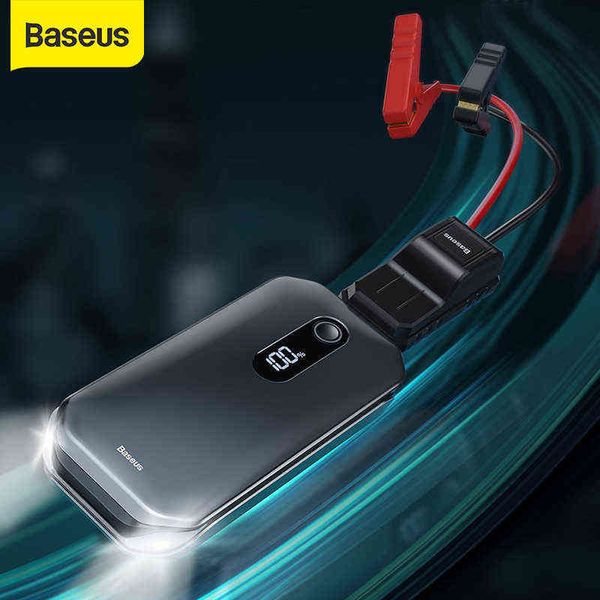 Cell Phone Power Banks Baseus Jump Starter Bank 12000mAh 12V 1000A Auto Starting Device Emergency Starter Booster Battery for Car T220905