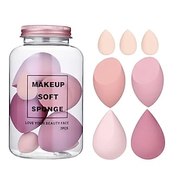 Beauty Egg Set Makeup Puff 7 Sets Within Drift Bottle Cotton Pad Powder Puff Soft Lightinthebox