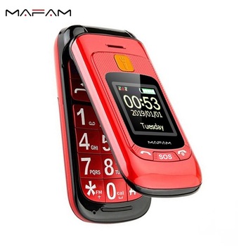 Flip Double Dual Screen Dual SIM SOS key Speed Dial Touch Handwriting Russian Keyboard FM Senior Cellphone For Old People