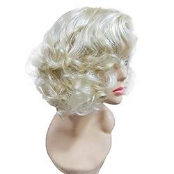 Roaring 20S Wig Women's Monroe Wig Synthetic Blonde Short Wave(Note: Cap Size Is Average) Lightinthebox