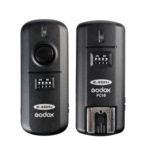 Godox FC-16 2.4GHz 16 Channels Wireless Remote Flash Studio Strobe Trigger Shutter for Nikon D5100 D90 D7000 D7100 D5200 D3100 D3200