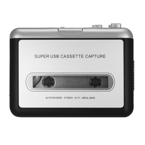ezcap USB Cassette Capture Convertidor de cinta a MP3 con auriculares