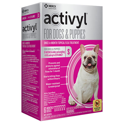 Activyl For Small Dogs 14-22 Lbs Orange 4 Pack