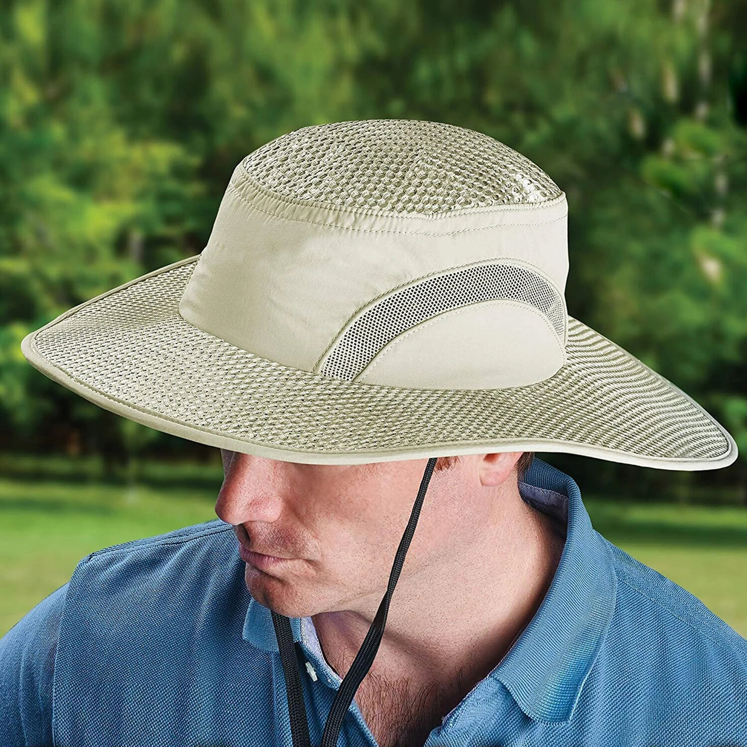 Sonnenschutzkühlung Hut Ice Cap Hitzschlagschutz Kühlkappe Sun Hut mit UV Schutzschaufel Hut