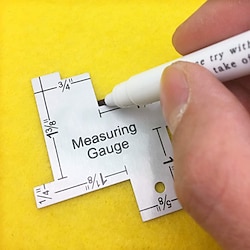 Herramienta de costura de calibre de medición 14 en 1, regla de costura para manualidades de costura diy Lightinthebox