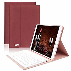 Funda Para Apple iPad Air / iPad (2018) / iPad Air 2 Antigolpes / Antipolvo / con Teclado Funda de Cuerpo Entero Un Color Cuero de PU / iPad (2017)