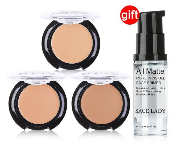 Buy 3 Get 1 Gift SACE LADY Full Cover Concealer Cream Waterproof Face Corrector