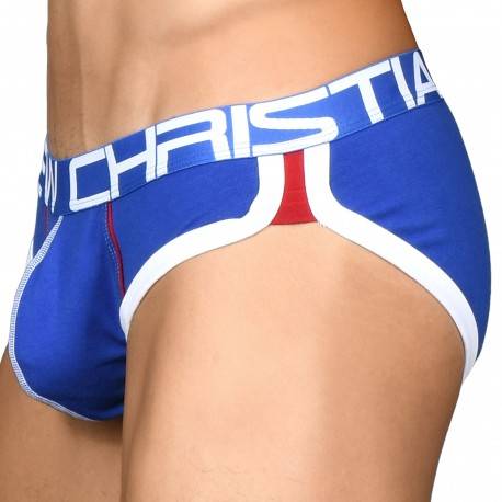 Andrew Christian Retro Pop Briefs with Show-It - Royal S