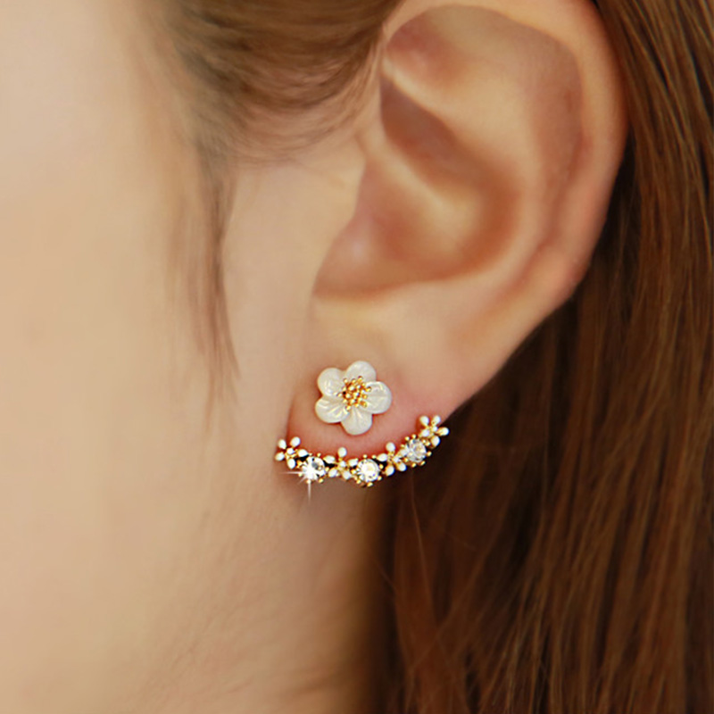 1-pair Charming Stud Daisy Earrings