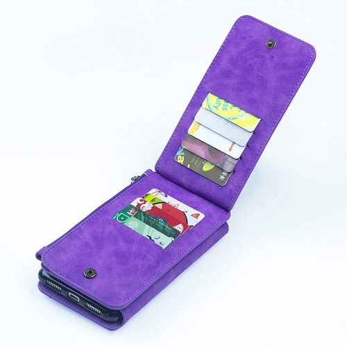 Para LG G5 G6 multifunción cremallera billetera imán caja protectora tarjeta de teléfono desmontable flip cubierta de cuero de la pu con estilo anti-arañazos