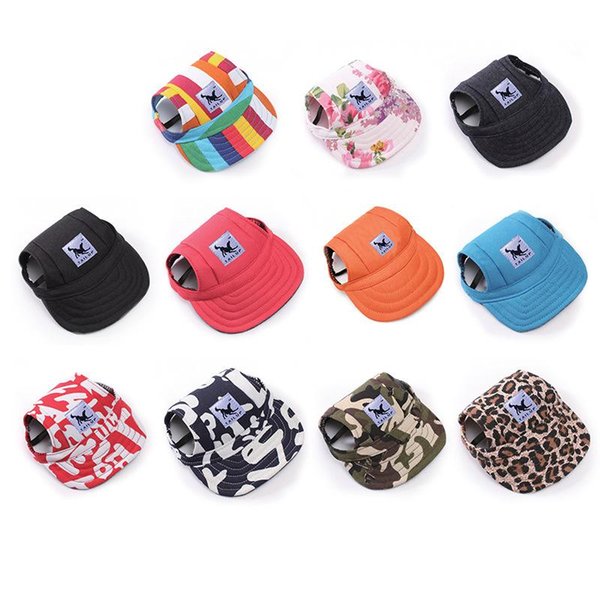 Dog Apparel Sun Hat For Dogs Cute Pet Casual Cotton Baseball Cap Chihuahua Yorkshire Products Cat Hats Supplies