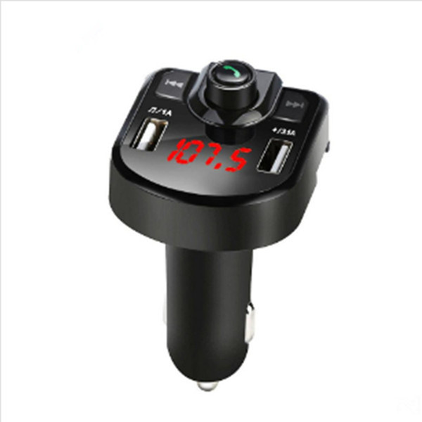 M9 Car Kit Handsfree Wireless Bluetooth FM Transmitter LCD MP3 Player USB Charger 2.1A support TF USB with Retail Box