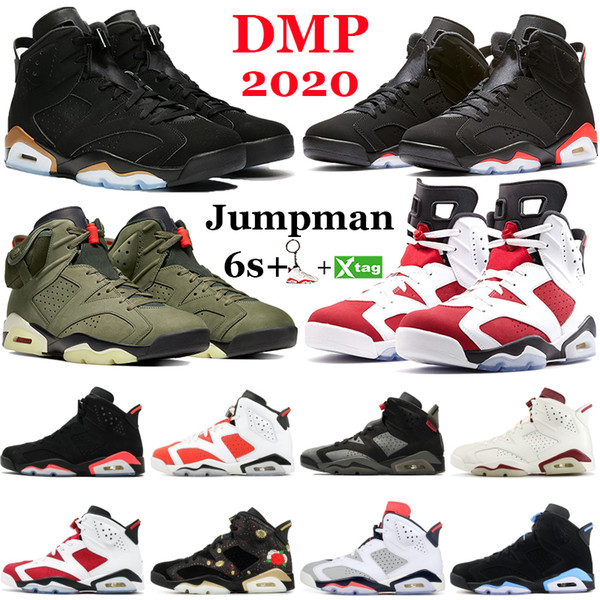 Jumpman 6 mens basketball shoes DMP travis scotts black infrared pack white UNC 6s Running sneaker oreo Hare black cat oregon ducks trainers