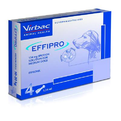 Effipro Spot-On Solution For Dogs 23 To 44 Lbs 12 Pack