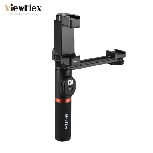 ViewFlex VF-H4 Smartphone Video Rig Hand Grip Handle Stabilizer Kit with Remote Control/ Hot Shoe Mount for iPhone X 8 7 6s Plus for Samsung Galaxy S8+ S8 Note 3 Huawei