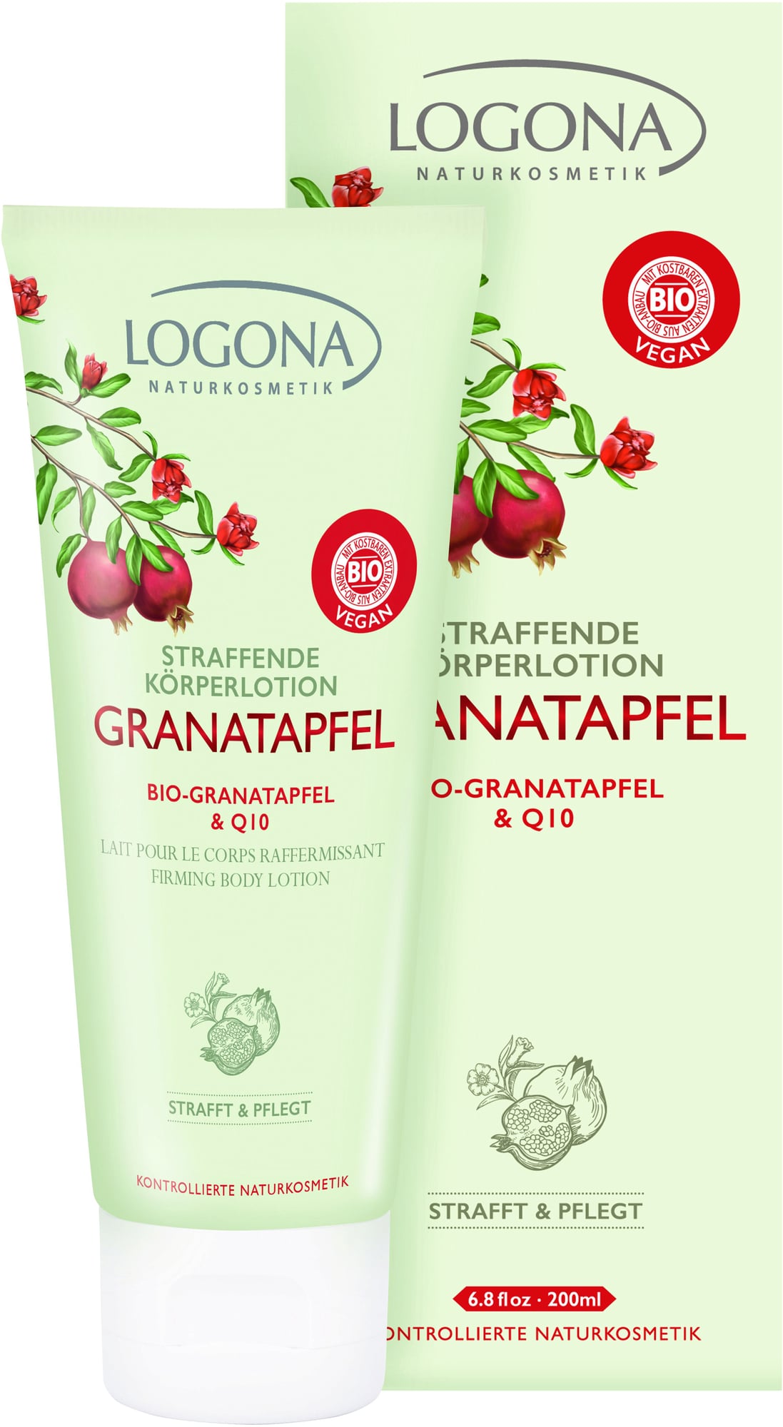 Logona Pomegranate + Q10 Body Lotion