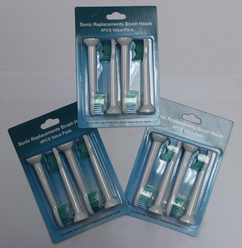 Electric toothbrush heads Compatible HX6014/HX6013/HX6011 Brush Heads for Philips Sonicare Replacement heads Standard bristles 400pcs by DHL