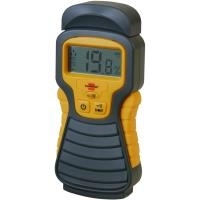 brennenstuhl Feuchtigkeits-Detektor MD, gelb-anthrazit bestimmt den Feuchtigkeitsgehalt von Holz, Beton, Ziegel (1298680)