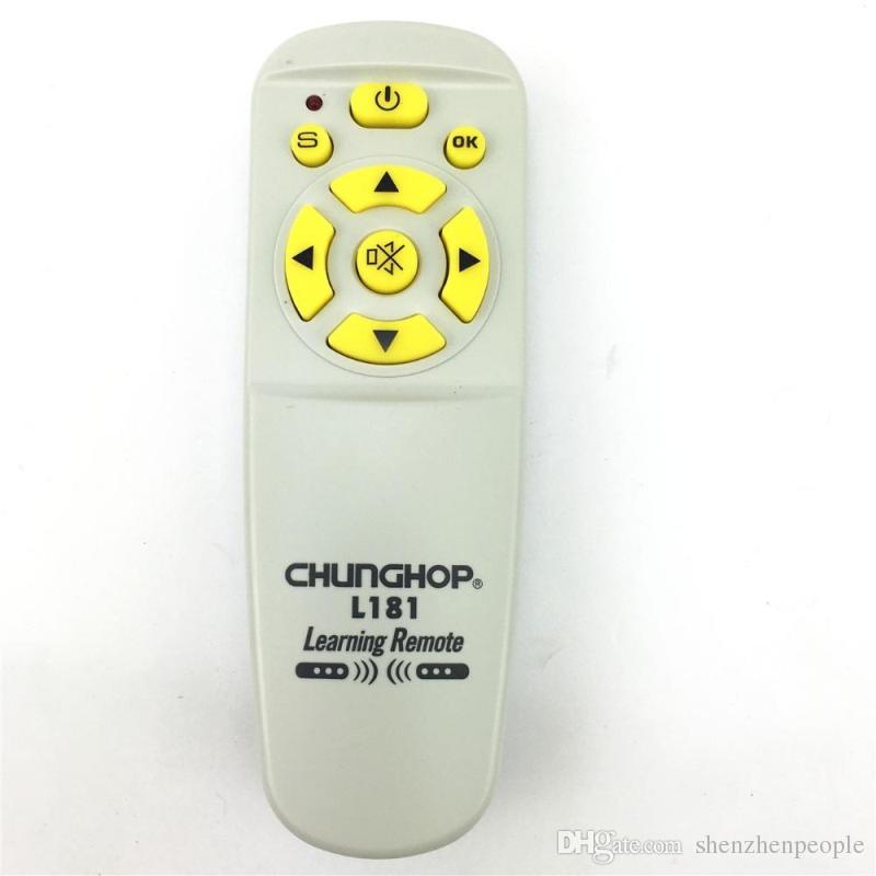 10PCS Chunghop L181 Combinational Universal Remote Controller MINI Learning remote control For TV/SAT/DVD/CBL/DVB-T/AUX