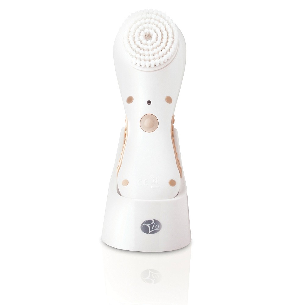 rio sonicleanse facial cleansing & exfoliating brush