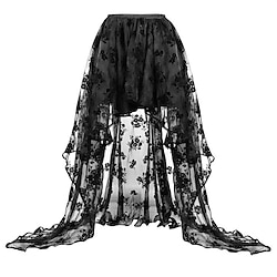 Pirate Punk  Gothic Medieval 18th Century 19th Century Skirt Women's Lace Asymmetric Hem Costume Vintage Cosplay Skirts Lightinthebox