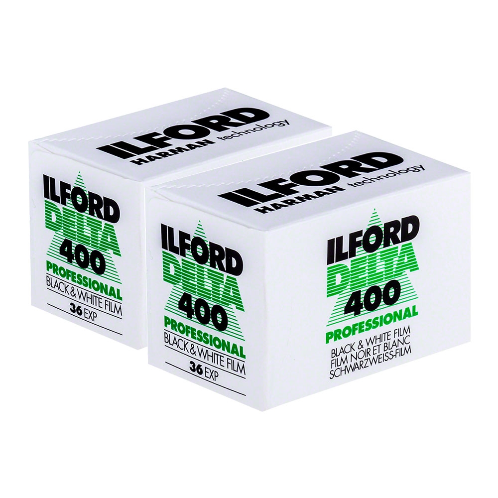 Ilford Delta Professional 400 ASA 35mm Black and White Print Film 135-36 Exp - Value 2 Pack