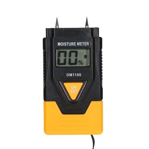 Portable High Quality Digital LCD Wood Building Material Moisture Meter Humidity Detector Wet Sensor Tester Temperature Measure