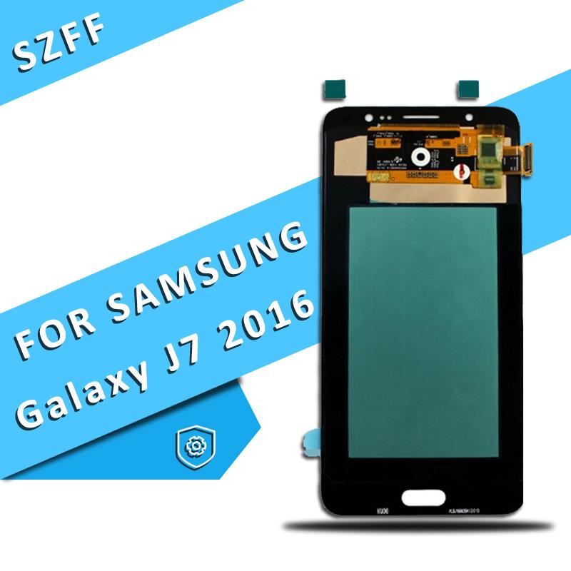 For Samsung Galaxy J7 J710 2016 J710FN J710F J710M J710Y OLED Screen Display with Touch Screen Digitizer Assembly Free Shipping DHL