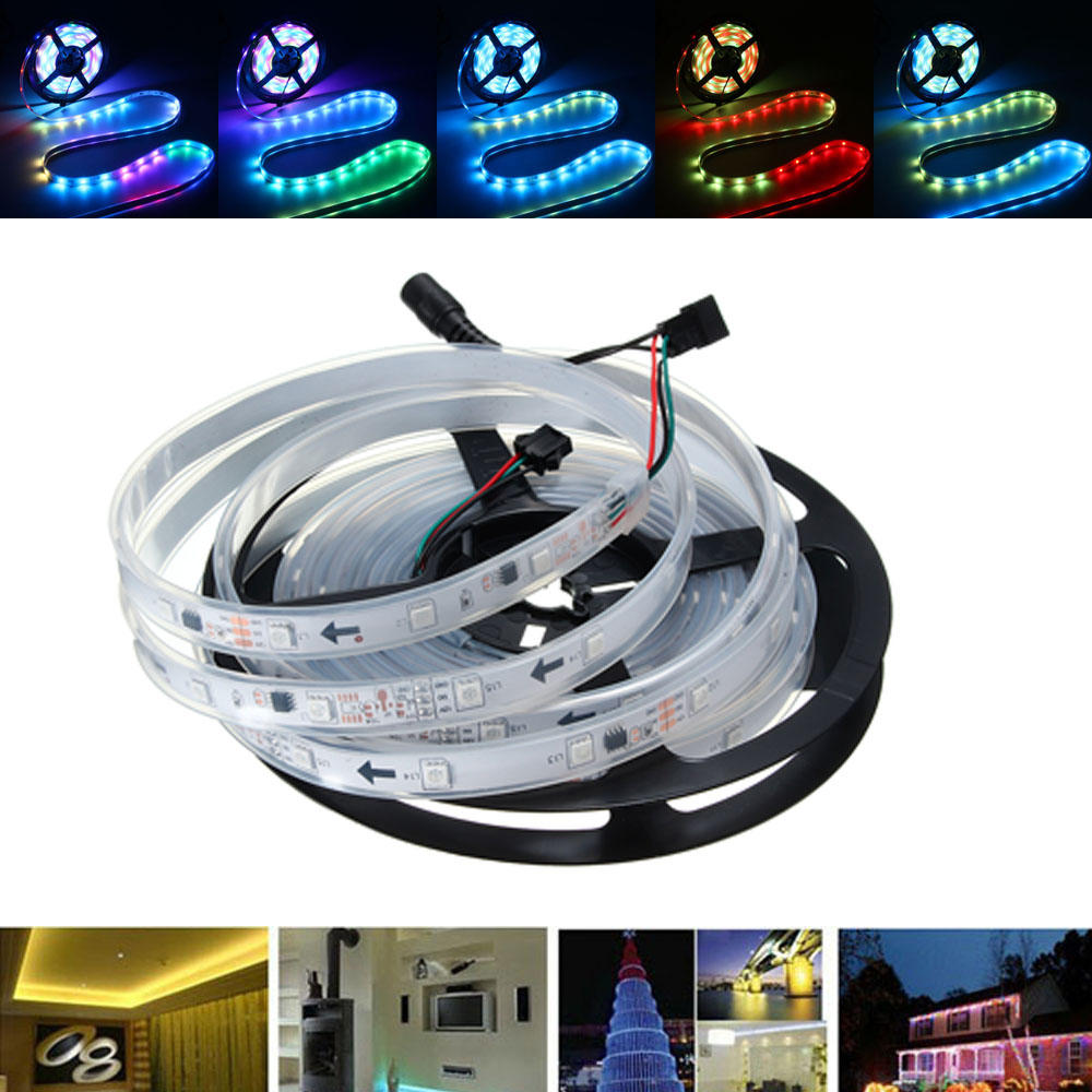 5M SMD5050 RGB Dream Color 1903 Waterproof IP67 LED Flexible Strip Light Lamp DC12V