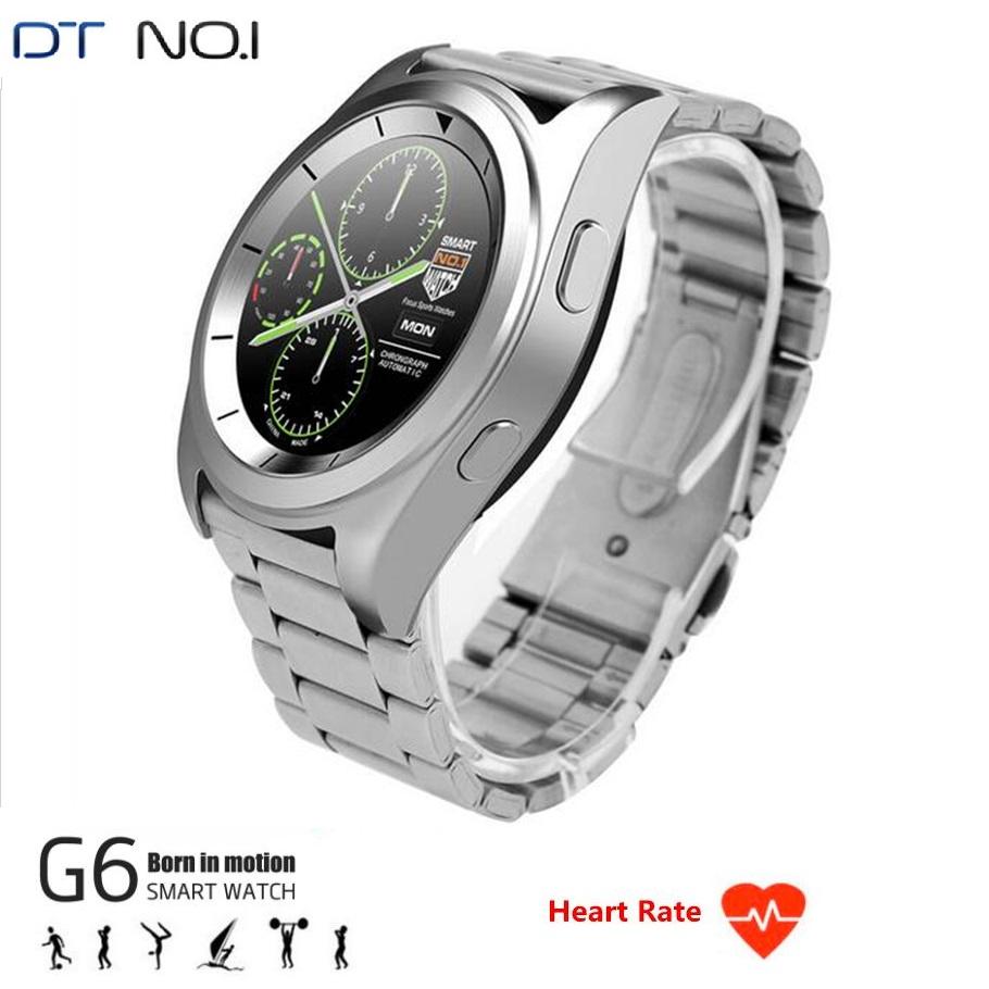 New Sports Smart Watches DTNO.1 G6 Smartwatches MT2502 4.0 Sleep Track Heart Rate Monitor Remote Control Android IOS