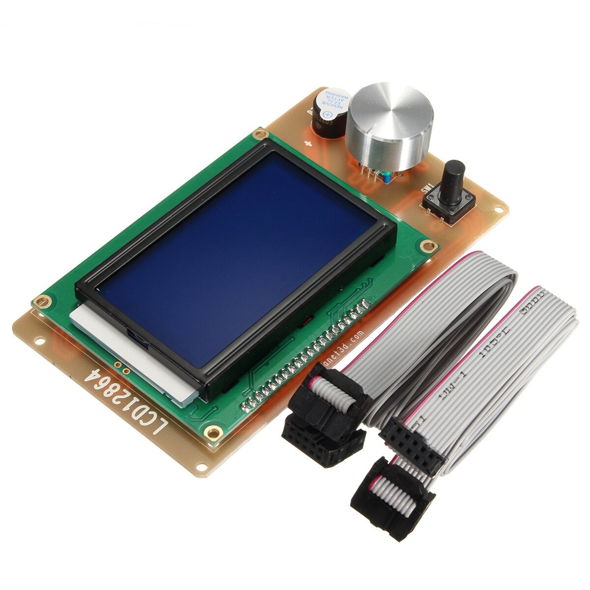 Adjustable 12864 Display LCD 3D Printer Controller Adapter For RAMPS 1.4 Reprap