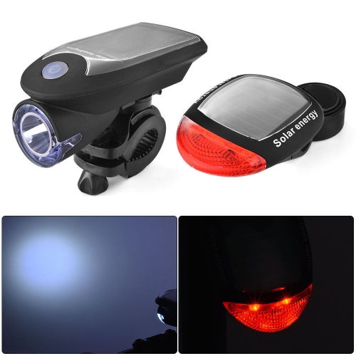 Solar Energy Rechargeable Bicycle LED Light