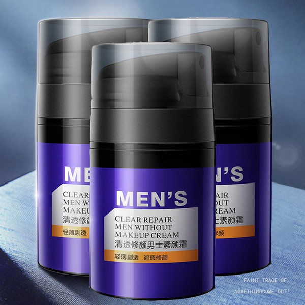Easy to push Cover pores Strong mobility Cover the dark circle No make up removal Reduce gloss Clear repair men without makeup cream