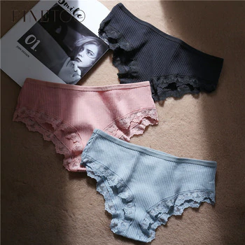 M-XL Women's Panties 3Pcs/Set Cotton Solid Color Girl Briefs Sexy Lingerie Female Underwear Ladies Underpants Women Intimate New