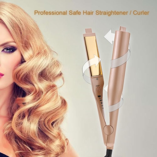 Fashionable 2-In-1 Straightening Curling Iron