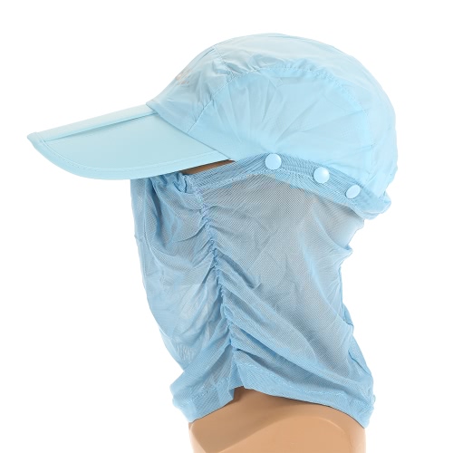 Protection Sun Cap Coupe amovible Visière Flap Capot pour pêche Randonnée Jardin Travail Activités extérieures