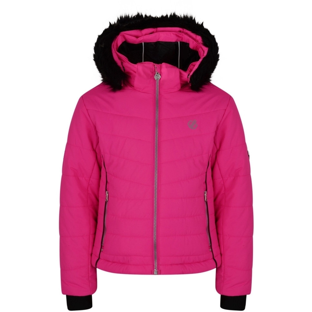 Dare 2b Girls Predate Water Repellent Hooded Ski Coat Jacket 5-6 Years- Chest 23.5' (60cm)