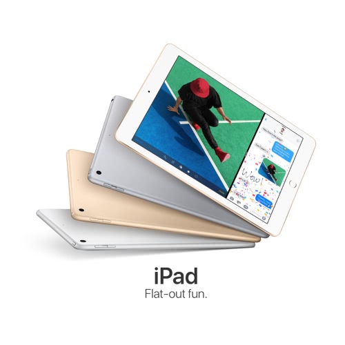 Apple iPad Wi-Fi Only Tablet 9.7inch Retina Display 2048*1536pixel 64bit A9 Chip 32GB iOS 10 8.0MP+1.2MP Camera 32.4Wh Battery Touch ID Siri BT4.2 Apple Pay FaceTime Tablet PC