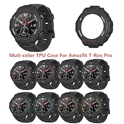 Watch Case Compatible with Amazfit Amazfit T-Rex Shockproof Soft TPU Watch Cover Lightinthebox