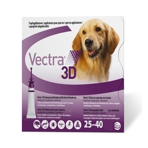 Vectra 3d For Large Dogs 55-88lbs 3 Doses