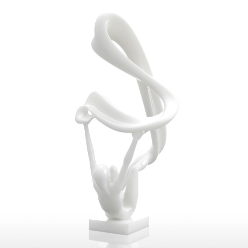 Flutter Tomfeel 3D Design Human Body Woman Figurine 3D Printed Sculpture Resin Sculpture Human Sculpture Modern Sculpture Home Decoration Furnishing Ornaments Originally Designed