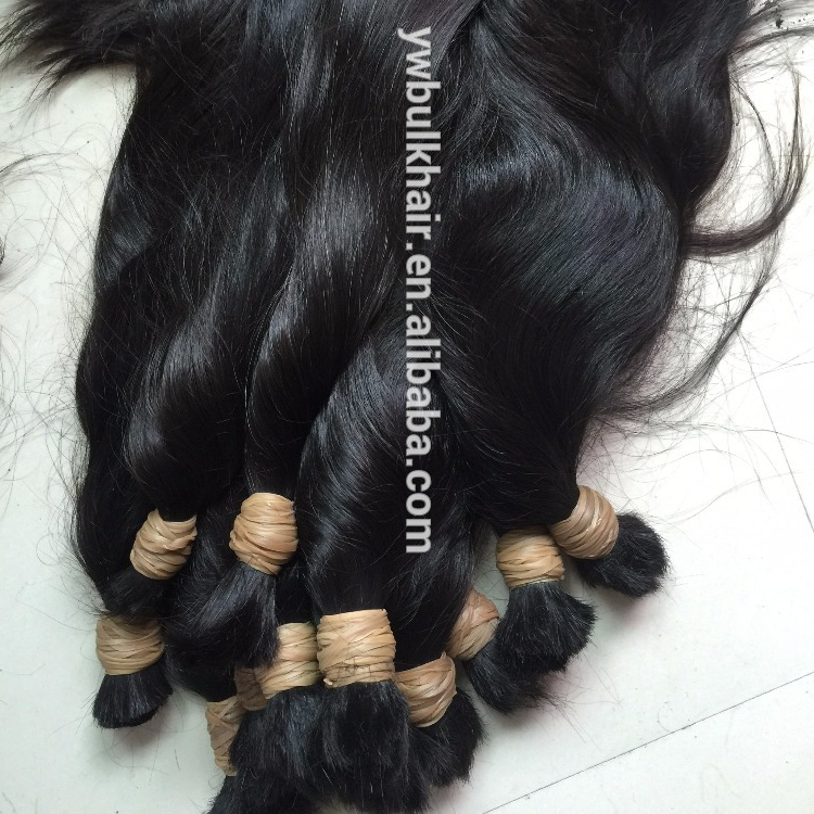 Alibaba China raw unprocessed hair bulk braiding hair wholesale cheap brazilian virgin hair bulk