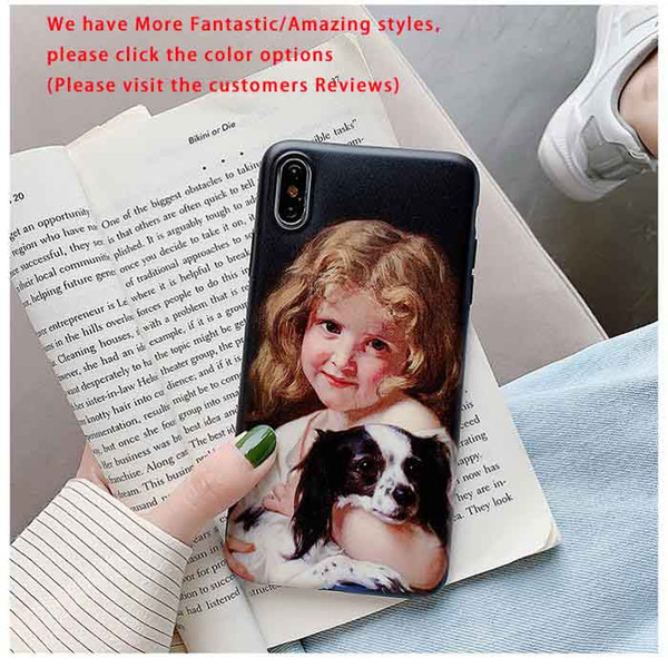 Hot Sale Case Retro Styles for Iphone 11promax/11pro/11 X XR XS MAS Popular Phone Cases Girls and Boys Print Case Cute Couple TPU Back Cover